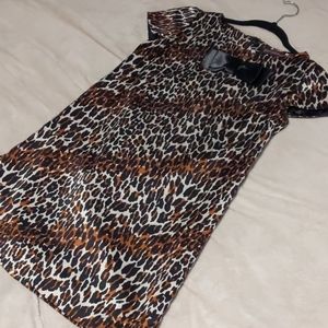 Betsey Johnson Cheetah Print Dress Size 6 S